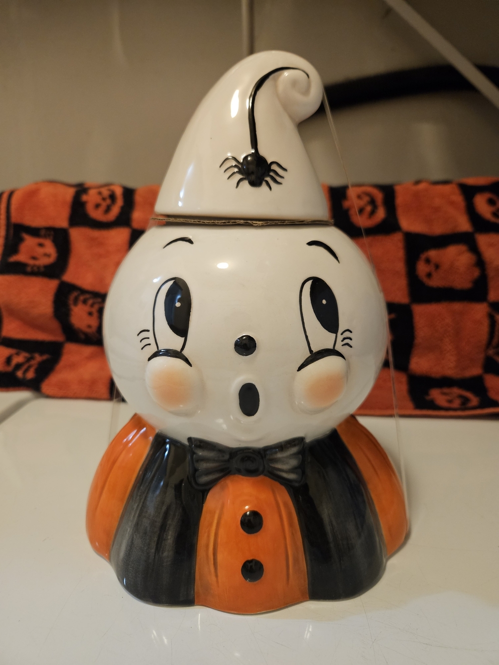 Johanna Parker Ghost Gus Cookie Jar New